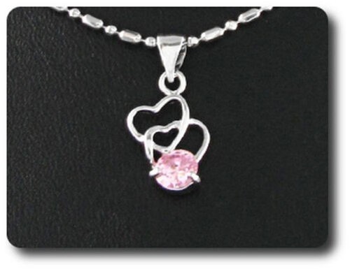 Pendente zaffiro rosa mm - zaffiro,
