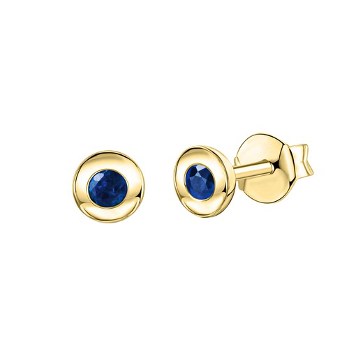 Orecchini perno oro 375 - a,