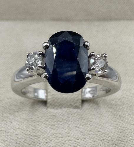 Anello oro bianco 18kt con - anello,