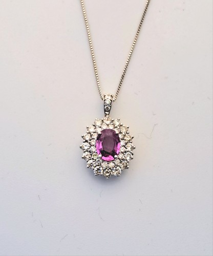 Collana oro bianco - in,