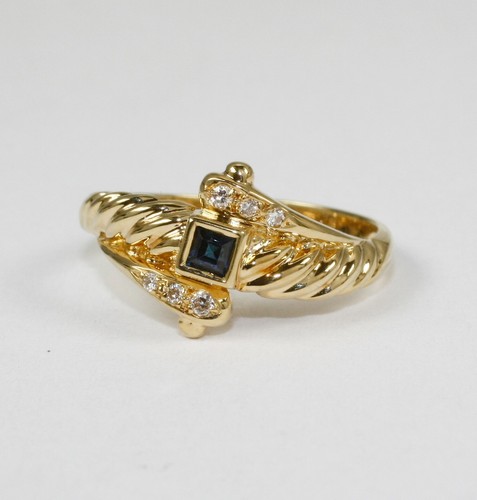 Anello oro giallo 585 - anello,