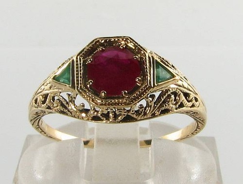 Anello trilogy art deco - trilogy, 9k