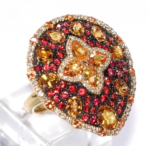 Anello oro zaffiro ct - zaffiro, 4,92