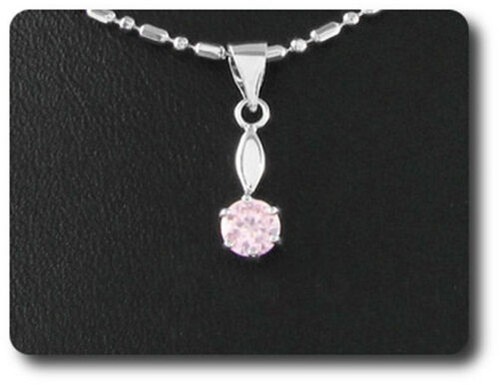 Pendente zaffiro rosa mm - pendente,