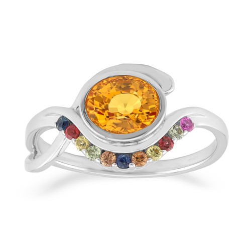 Anello arancione ban chai - anello,