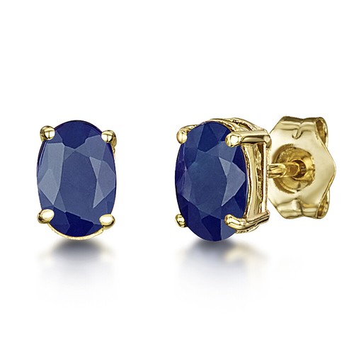 9ct oro giallo zaffiro - 9ct,