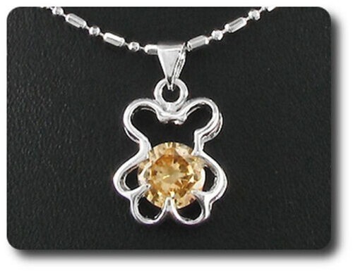 Pendente zaffiro arancione - pendente,