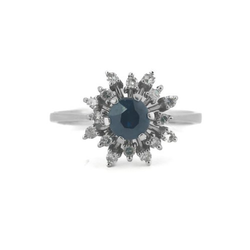 Anello con zaffiro 16 - con,