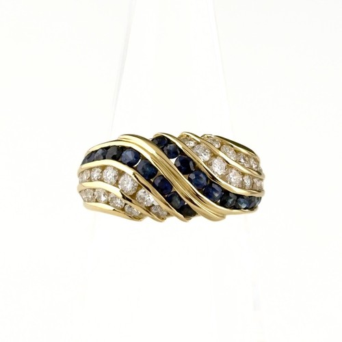 Anello design zaffiro - design,