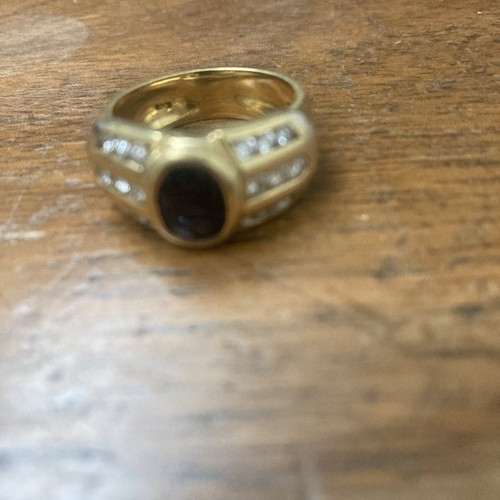Anello con zaffiro - zaffiro, e