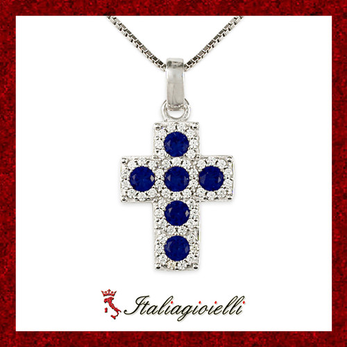 Splendente collana croce - collana,