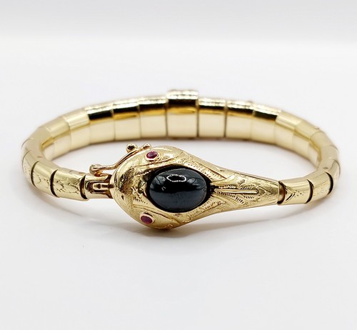 Bracciale serpente antico oro