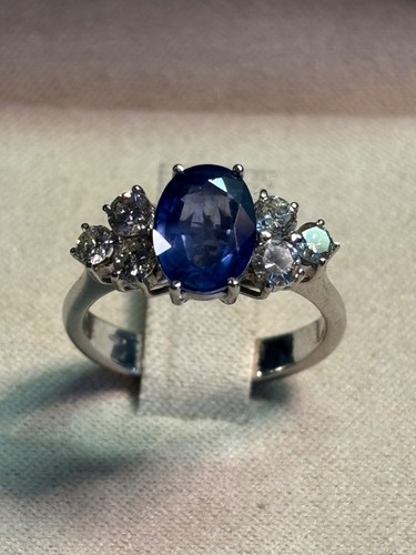 Anello zaffiro ceylon - anello,