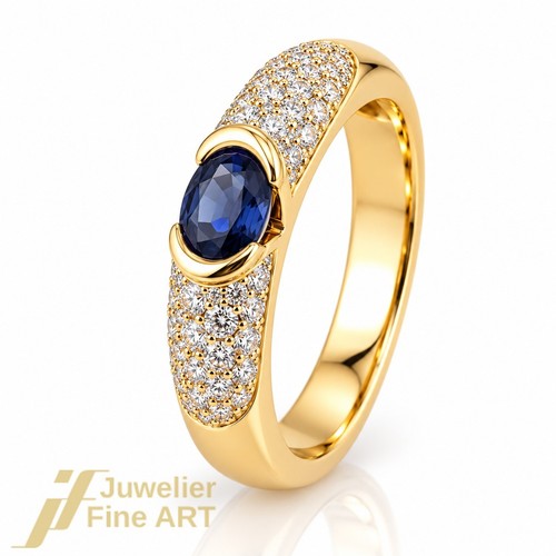 Anello zaffiro e - anello,